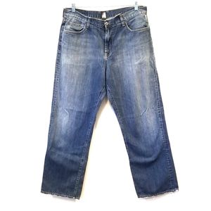 Lucky Brand Dungarees Broken In Relaxed Fit Loose Mens Jeans Sz 38